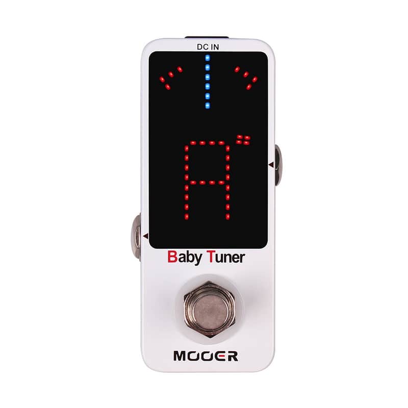 MOOER Tuner Pedal, Baby Tuner Guitar Pedal Mute Function Micro Tuner Tuning Pedal for Electric Instruments Electro-Acoustic Instruments image 1