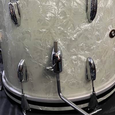 Slingerland Gene Krupa Mid 60s 3 Piece Drum Set - White Marine Pearl image 19