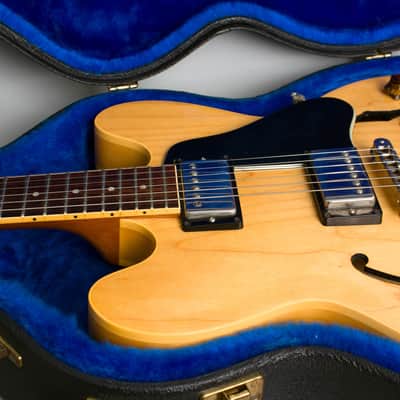 Gibson ES-335 DOT Semi-Hollow Body Electric Guitar (1987), ser. #80747601, black hard shell case. image 13