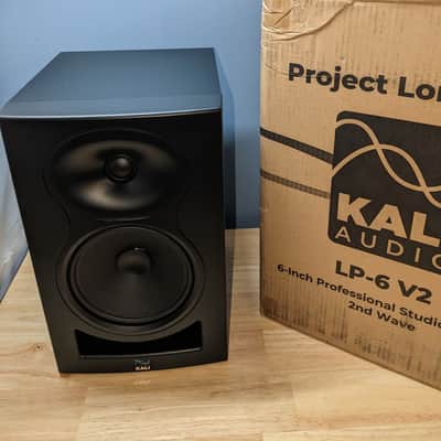 2x Pair Kali Audio LP-6 V2 Active Studio Monitor - Black image 1