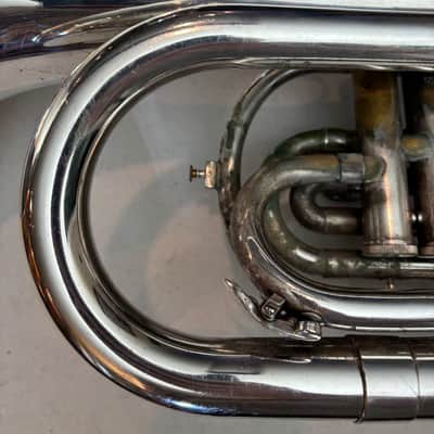 Blessing BM311S Silver-Plated Marching Baritone – Good Condition, Original Case image 5