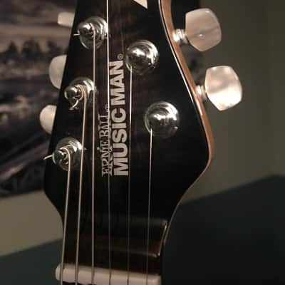 Ernie Ball Music Man BFR Axis Super Sport one off Ball Family Reserve Black Burst image 5