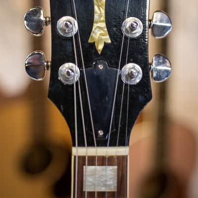 Guild S-100 NB Nature Boy Vintage Original Carved Acorn Oak Leaf Natural All Original w/Hardshell Case - Used image 5