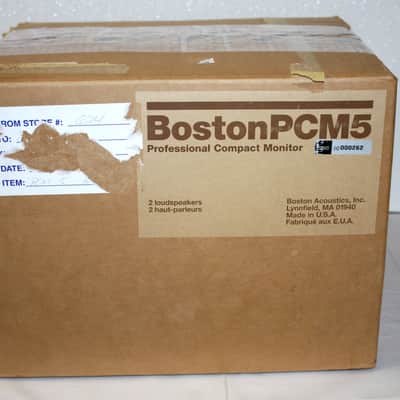 Boston Acoustics Professional Compact Monitors PCM5 NEW IN BOX image 6