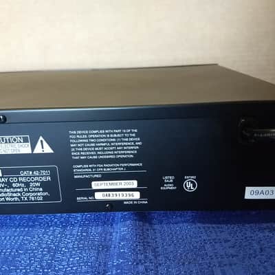 RCA CDRW140 Dual Tray CD Recorder image 6