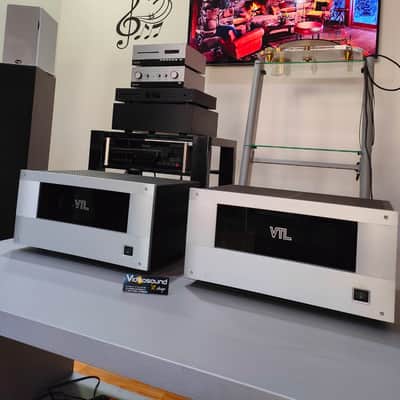 VTL MB-125 COPPIA FINALI MONO MONOBLOCK VALVOLARI TUBE POWER AMP VTL- MB125  Silver image 2
