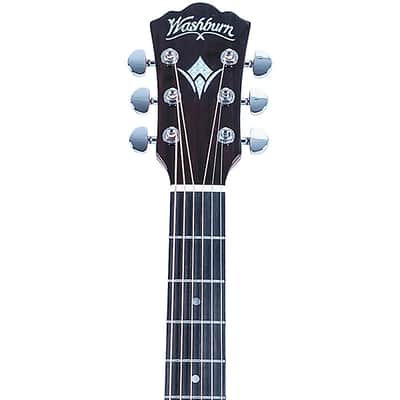 Washburn G12FCE Comfort Series Grand Auditorium Acoustic-Electric Guitar Sunburst image 13
