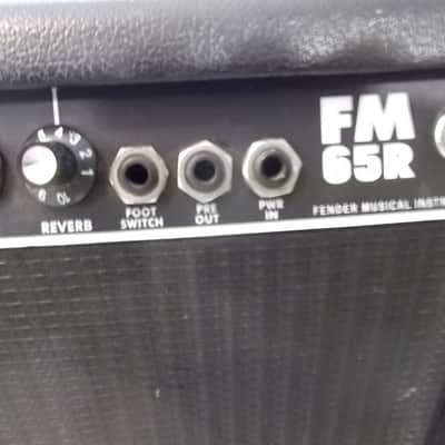 Fender FM 65R 2-Channel 65-Watt 1x12" Solid State Guitar Combo Amp image 4
