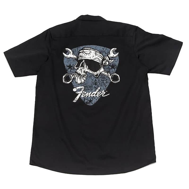 Fender David Lozeau Mechanico Workshirt, Black, S 2016 image 1