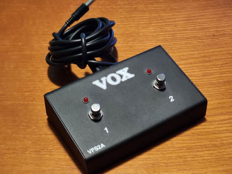 Vox VFS2-A 2-Button Footswitch 2010s - Black image 1