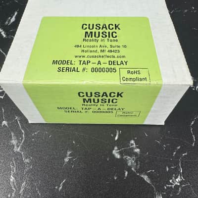 Cusack Music Tap-A-Delay 2010s - Purple LOW SN005 image 2