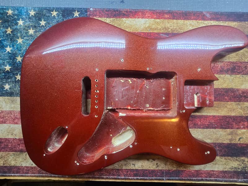 Unknown STRAT STYLE BODY - BURNT ORANGE METALLIC image 1