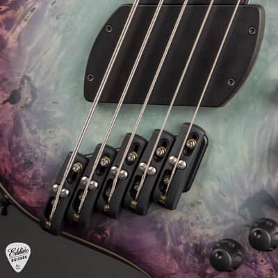 Dingwall Master Series Z3 5-String - Pastel Blue to Trans Purple Reverseburst #7999 image 11