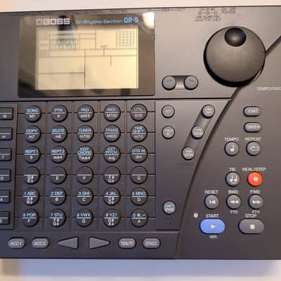 Cleaned Boss DR-5 Drum Machine with new internal battery, USB power adapter, and original manual image 2