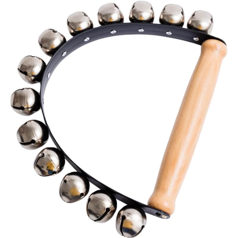 Cardinal Percussion Curved Sleigh Bells Size:13 Bells image 1