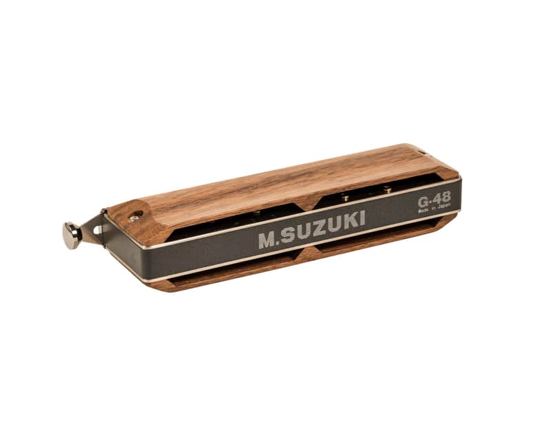 Suzuki G-48W-C Key of C Gregoire Maret Signature Model Wood Harmonica image 1