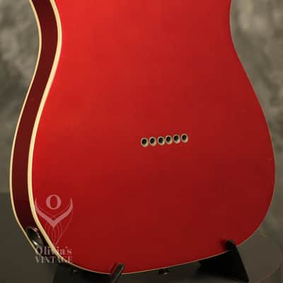 1985 Fender '62 reissue Custom Telecaster Double Bound Candy Apple Red MIJ Japan image 14