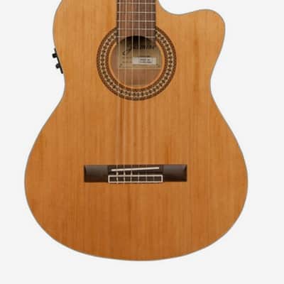 Jasmine JC27CE-NAT Nylon String Acoustic Electric Classical Guitar. Natural Finish image 9