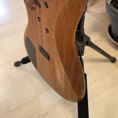 1995 Ibanez SR1000 Custom PJ Precision Jazz Bass Häussel and Lollar Custom Pickups MIJ FujiGen Wenge Bubinga Neck Stained Oil Natural Mahogany Japanese Japan Prestige SDGR Soundgear SR 1000 Bass Guitar image 15