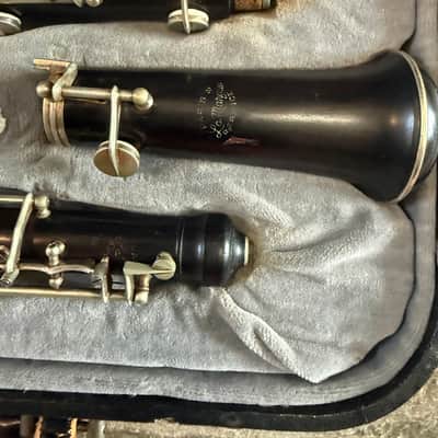 La Margue brand wood  Oboe with case. Made in France image 4