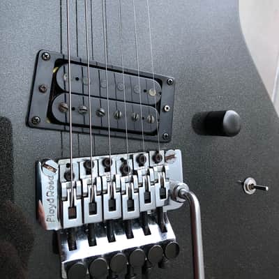 1987 MIJ By ESP Kramer Bluesbreaker 308, Metallic Gun Metal Grey, OFR, Gig Bag image 4