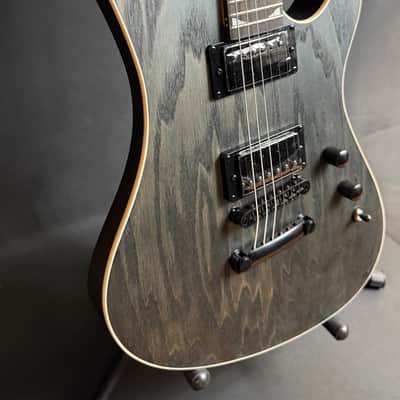 Schecter Avenger Standard Electric Guitar Charcoal Satin Ash Finish image 5