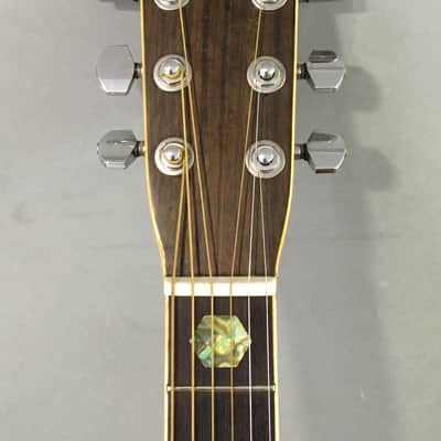 Vintage MIJ Canyon T40 Dreadnought Acoustic Guitar 1970s Natural Solid Spruce Top Martin D40 Style Axe image 19