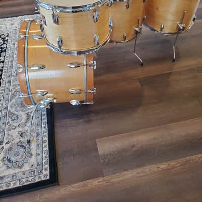 Premier Elite 5 Piece Drumkit 1970s Natural image 12