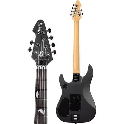 Schecter Guitar Research DJ Ashba Signature Electric Guitar Regular Satin Gray image 4
