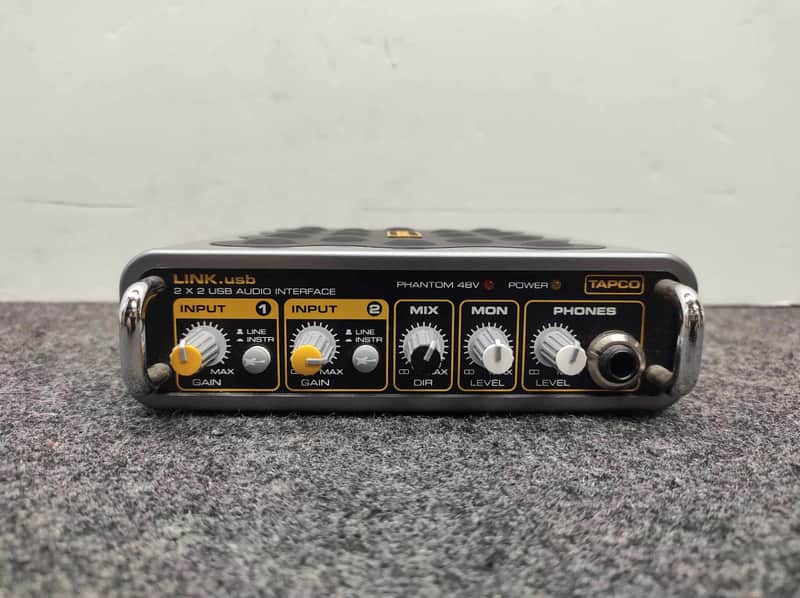 Tapco by Mackie Link USB 2x2 Audio Interface - Grey image 1