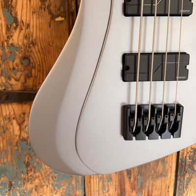 ESP LTD JC-4 John Campbell Streamer Bass – Dark Grey Metallic Satin image 7