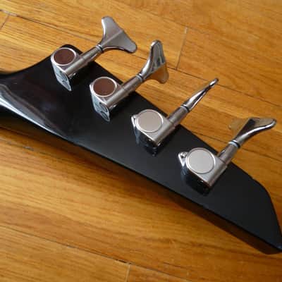 Fernandes Limited Edition Dinky Bass PJS-42 MIJ 1988 Black Lefty image 12
