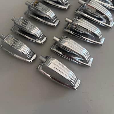 Set of (10) Vintage Ludwig Large Classic Lugs...Bass and Toms, Remarkably Clean! image 2