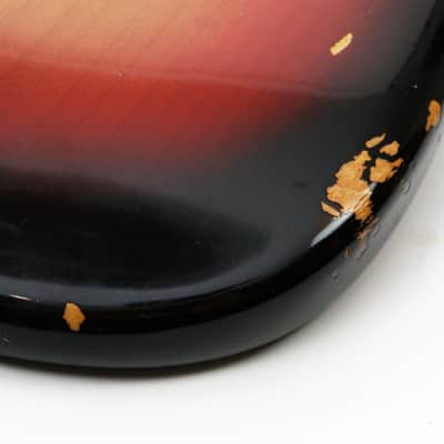 Fender Stratocaster 1964 Sunburst Lefty Left Handed w/OHSC and Case Candy 100% Original image 3