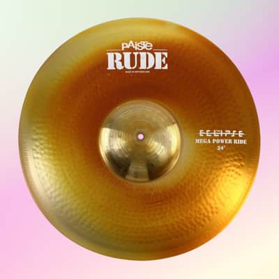 Paiste 24" Rude Mega Power Ride Cymbal *USA Small Business* image 2