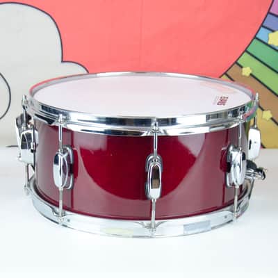 Used Tama Superstar Classic Snare Drum - Red Lacquer 6.5" x 14" image 4