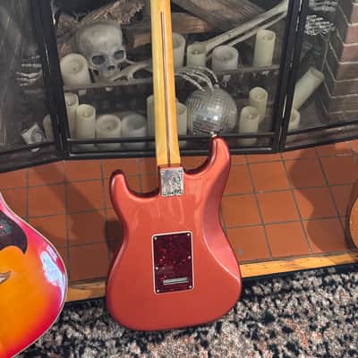 2021 Fender Player Plus Stratocaster – Aged Candy Apple Red – Fender Hardshell Case image 4