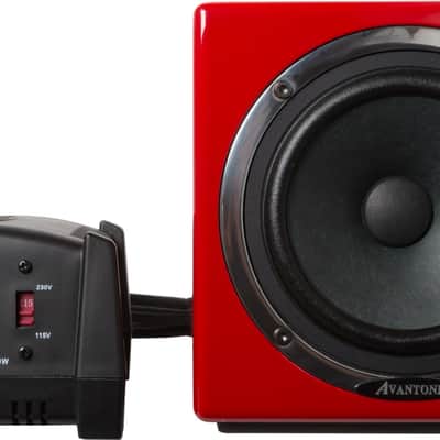 Avantone Pro MixCube Active 5.25" Powered Studio Monitor Pair, 10th Anniversary Red image 4