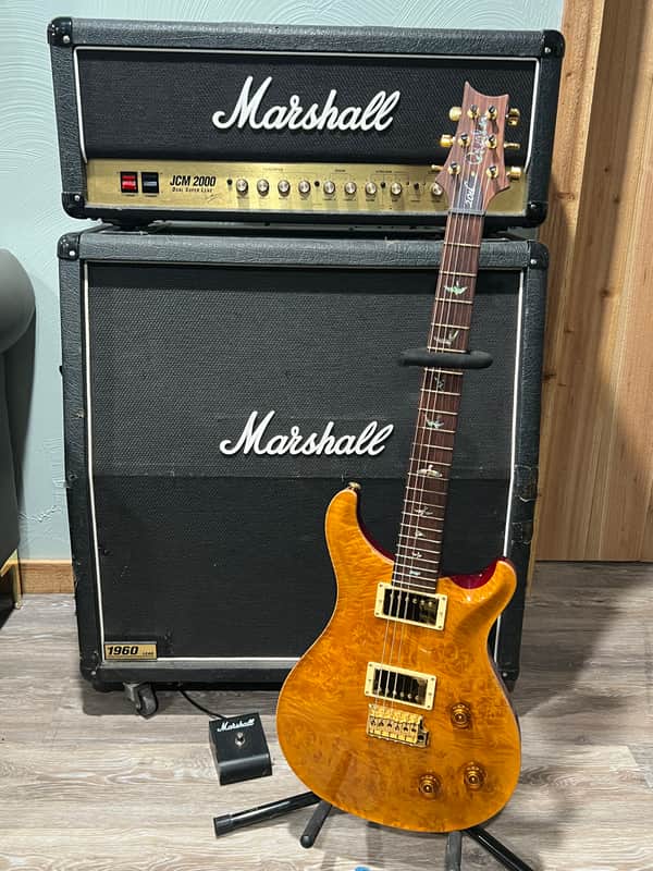 PRS 20th Anniversary Custom 22 Artist 2005 - Gold Burl top image 1