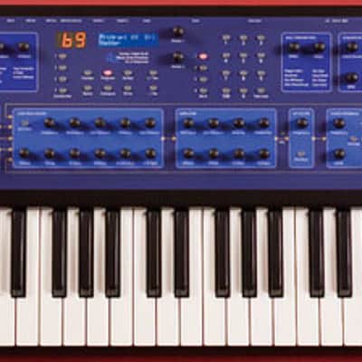 Dave Smith Instruments Poly Evolver PE 61-Key 4-Voice Polyphonic Synthesizer 2010 - 2013 - Blue with Wood Sides