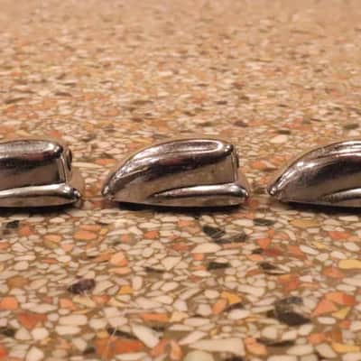 Slingerland Chrome Sound King Small Drum Lugs 3pk Vintage 1970's 1.5" image 3