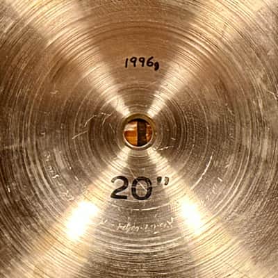 20" Paiste 1977 Black Label 2002 Medium Crash Ride Cymbal 1996g *Video Demo* image 7