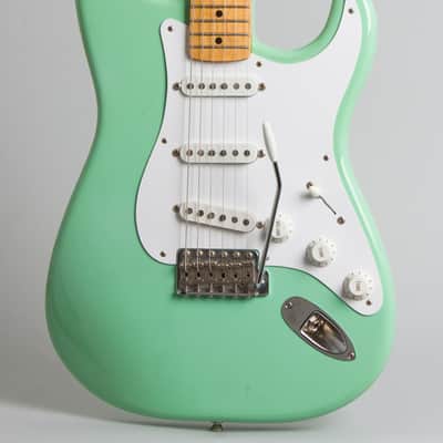 Fender American Vintage 1957 Reissue Stratocaster AVRI 6 string electric Guitar (1987), ser. #V025195, original tweed hard shell case. image 3