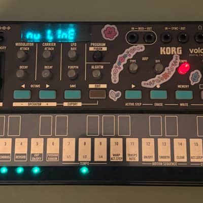 Korg Volca FM2 Digital FM Synthesizer/Sequencer 2022 - Present - Black