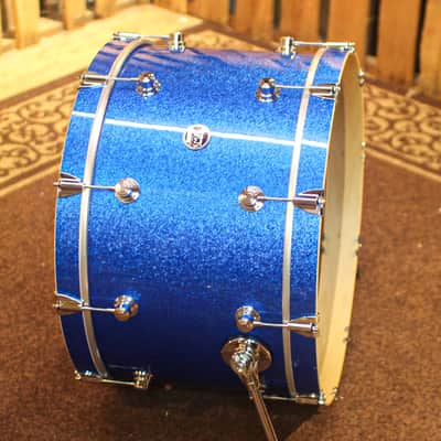 DW Performance Blue Sparkle Bass Drum - 14x24 image 2