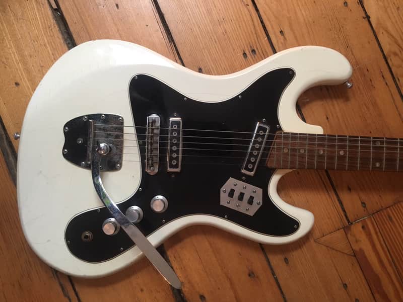 Dyko/Tiesco/Pleasent Vintage Japanese Electric Guitar 60's White image 1