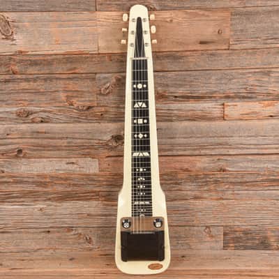 Supro Comet Lap Steel Guitar White 1960s image 4
