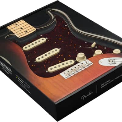 Fender Pre-Wired Strat Pickguard, Custom Shop Custom '69 SSS, Tortoise Shell 11 Hole PG image 1