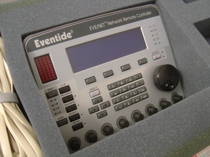*MINT* Eventide EVE/NET Remote (for H7600 / H8000 / Orville) RARE with BLUE Screen & Red Encoders! image 1