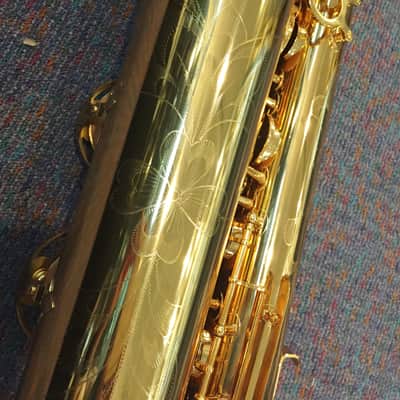 Musikwerks-Low A Bari Sax Gold Lacquer-Pro Level-New-w/Shop Warranty! image 8